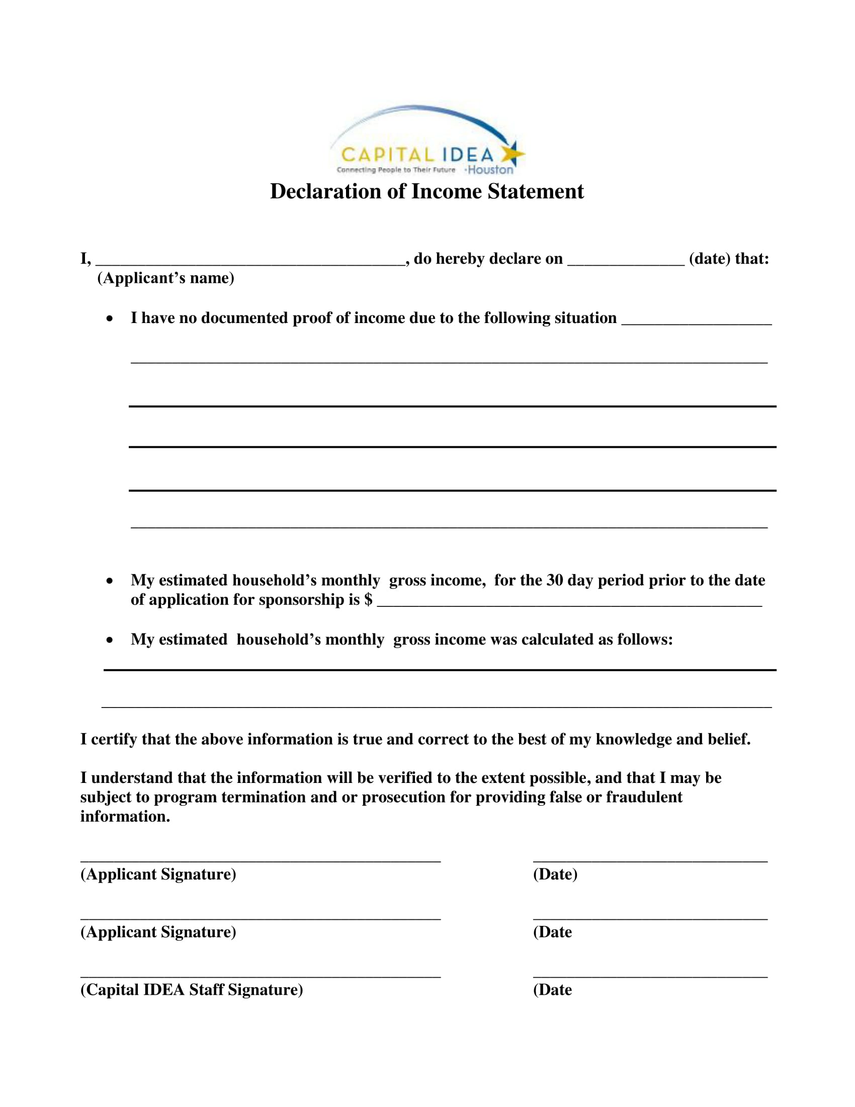 Income Tax Declaration Form Fillable Printable Pdf Forms Vrogue