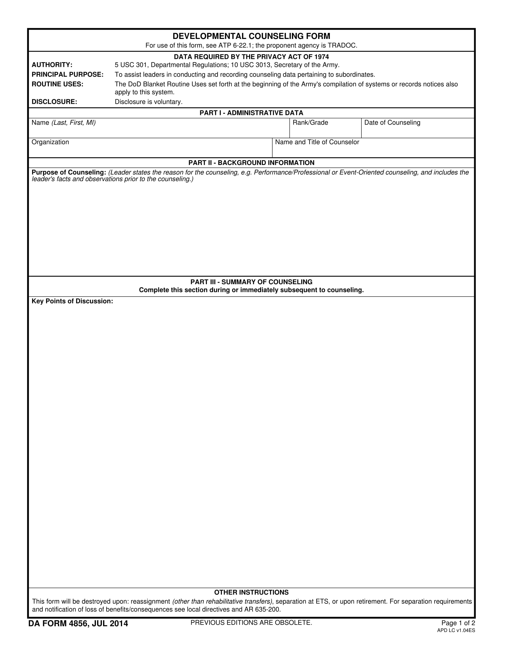 FREE 14 Counseling Statement Forms In PDF