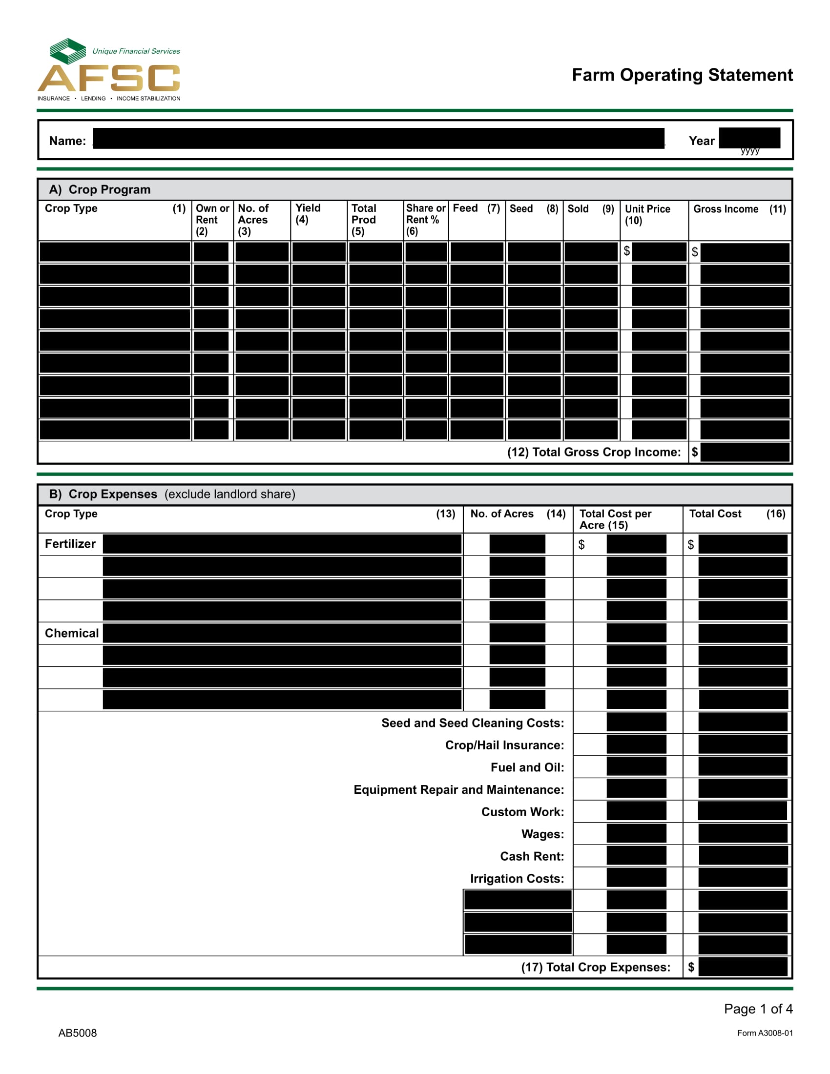 FREE 13+ Operating Statement Forms in PDF | MS Word