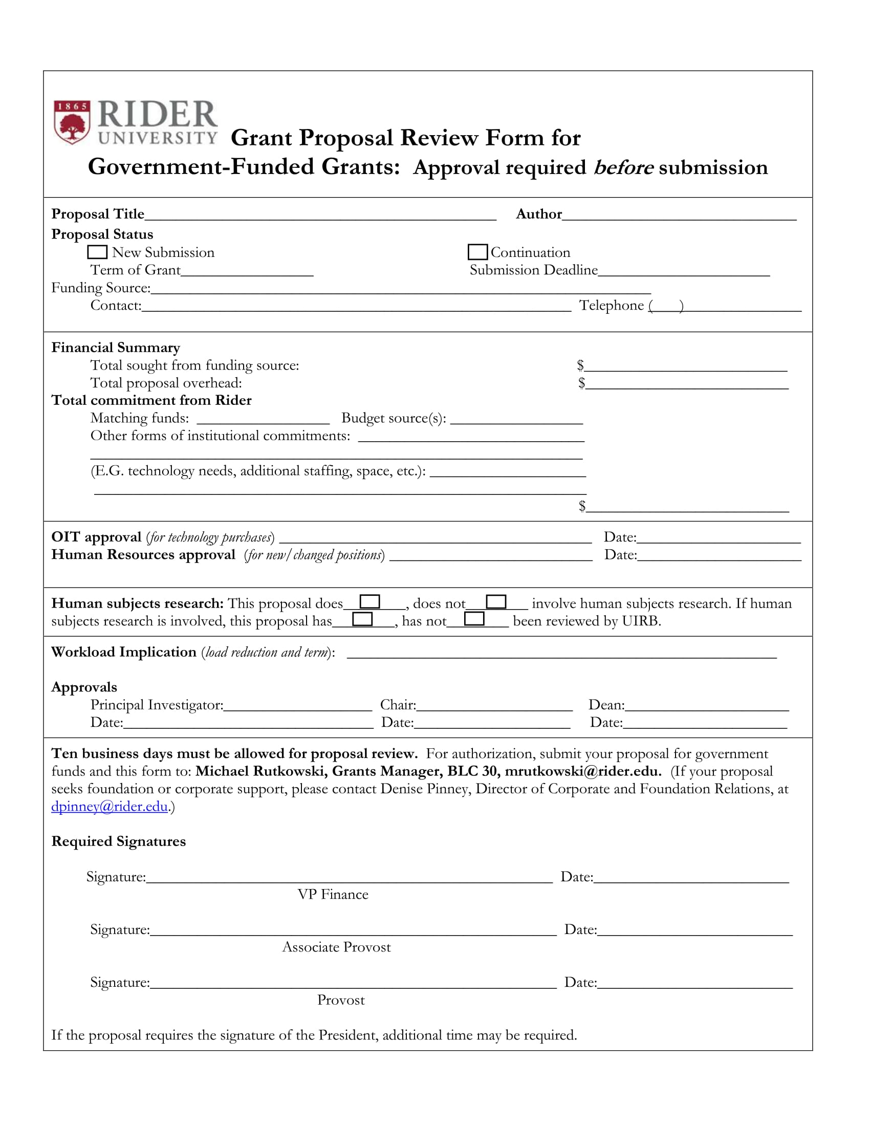 grant proposal review form 1