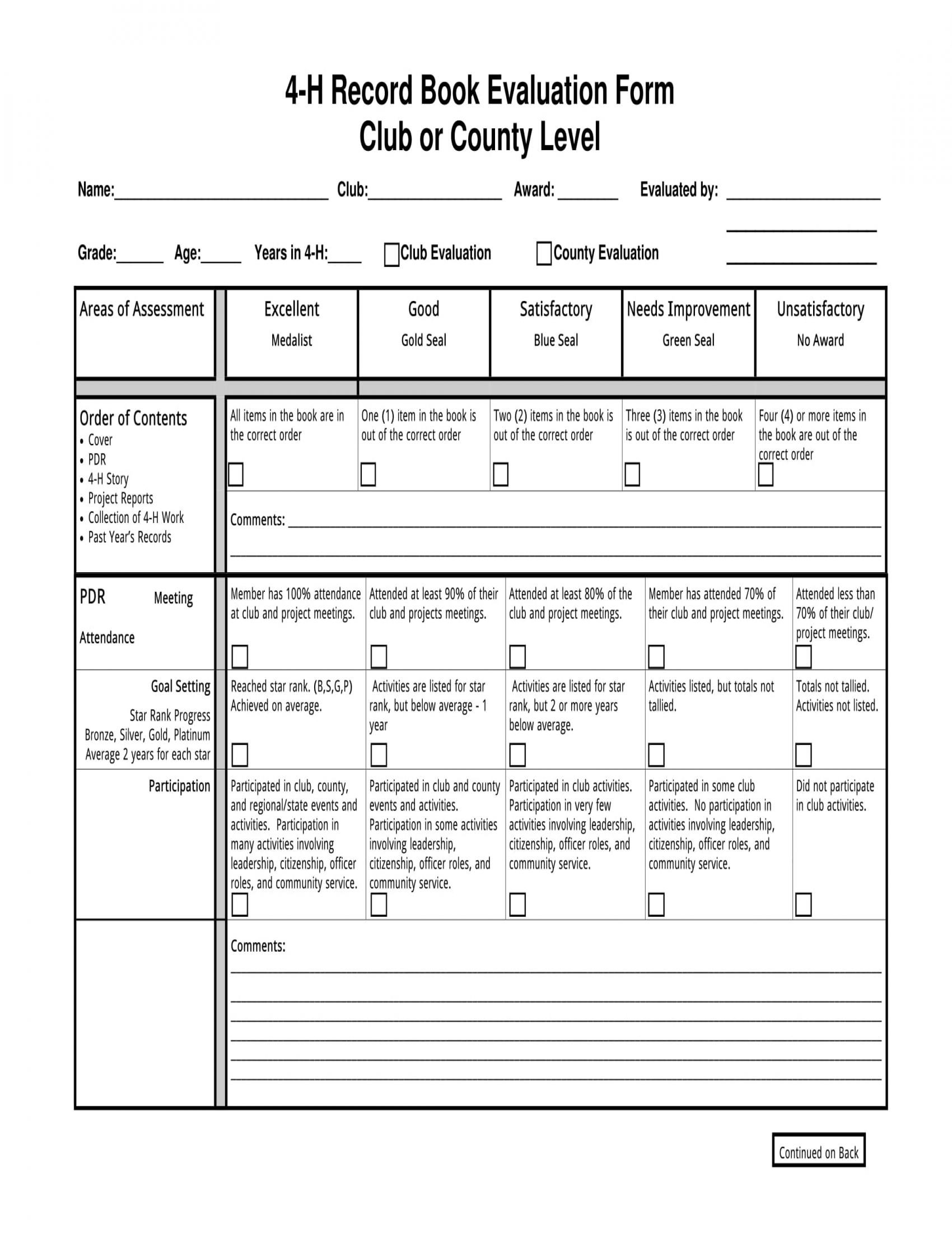 FREE 14+ Book Evaluation Forms in PDF | MS Word