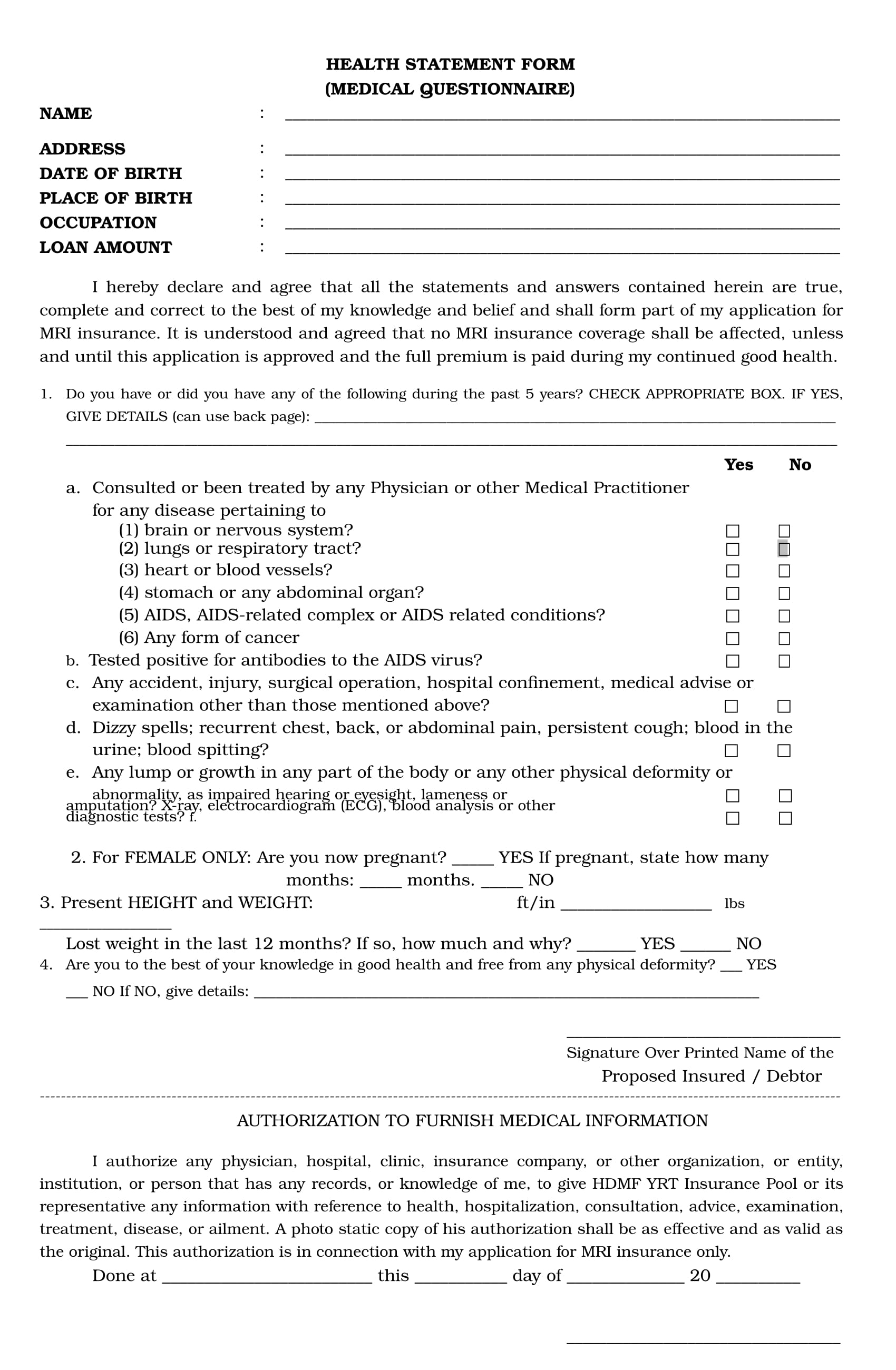 31 Statement Forms In Ms Word Pdf Excel 4703