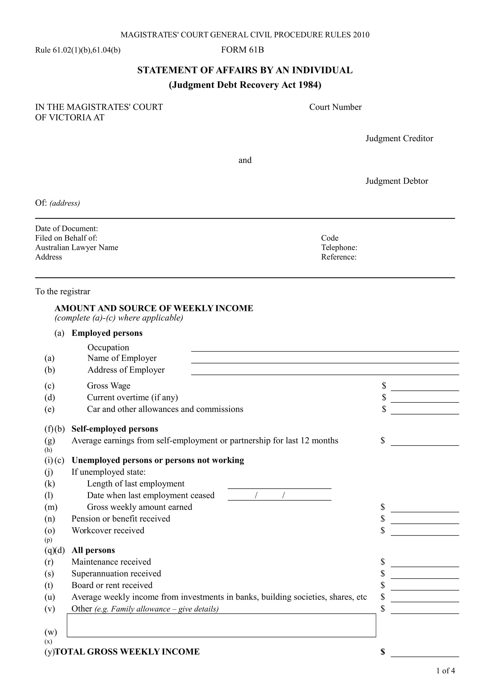 31+ Statement Forms in MS Word PDF Excel