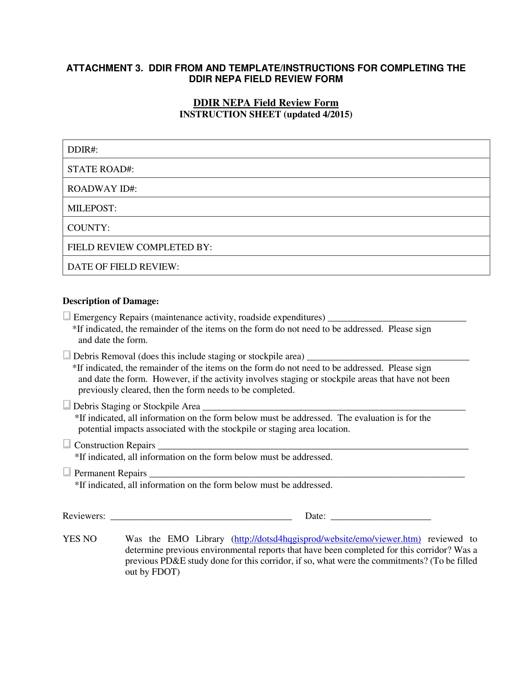 instructional field review form 1