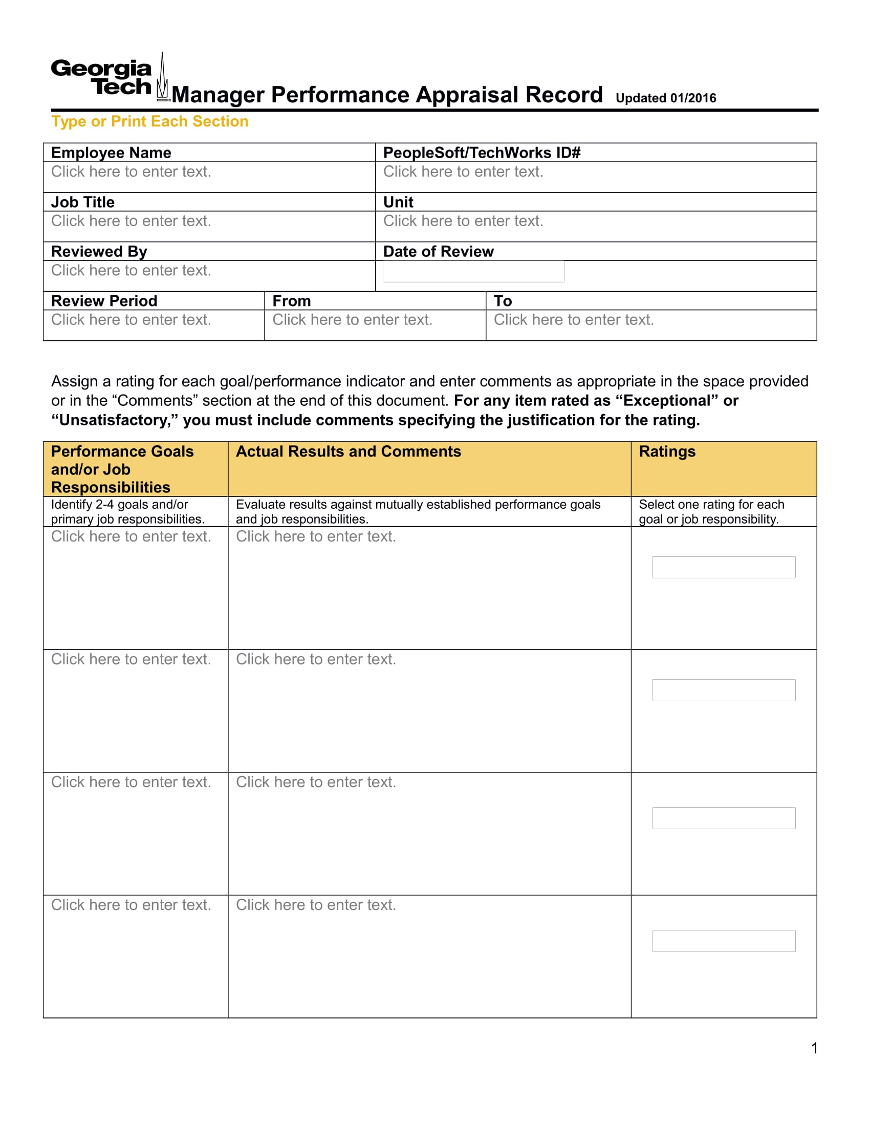 FREE 14+ Forms for Manager Reviews in PDF