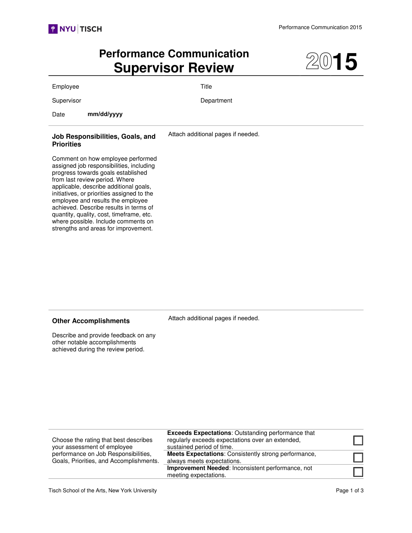 performance supervisor review form 1