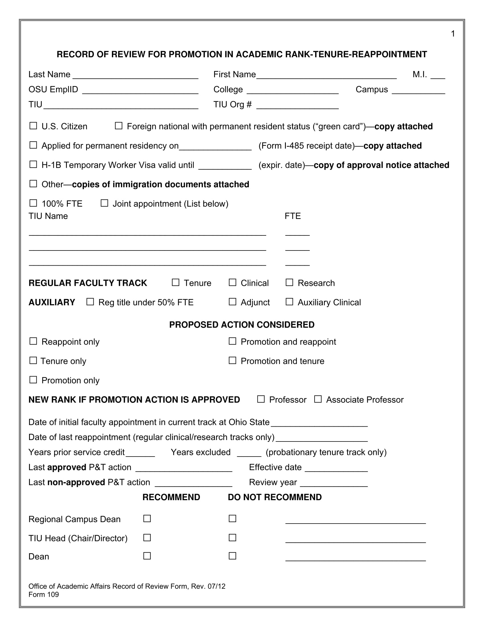 FREE 14+ Record Review Forms in PDF MS Word