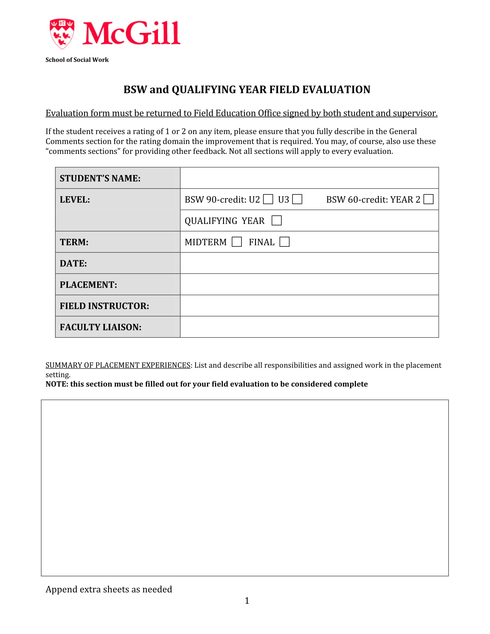 FREE 14+ Field Review Forms in PDF MS Word