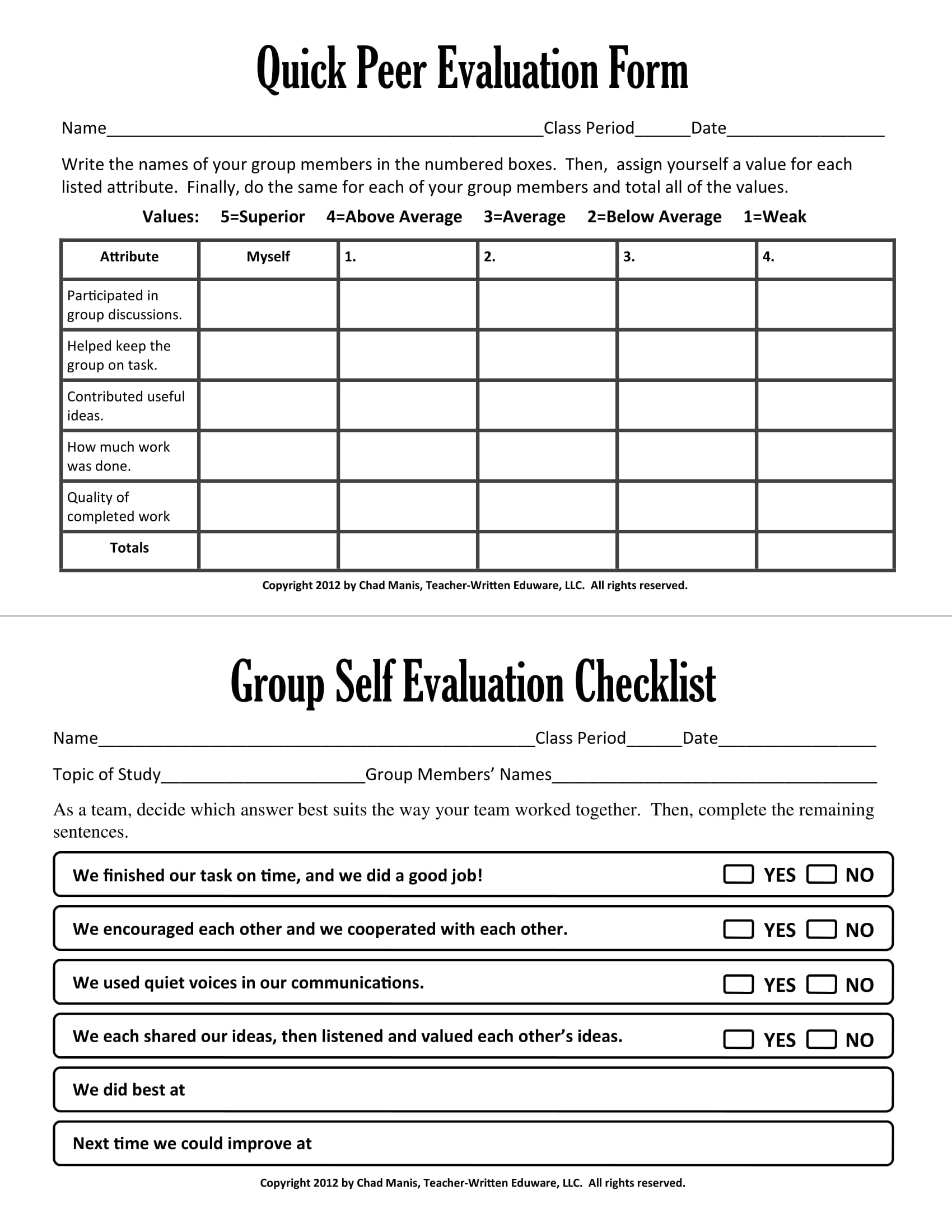 quick peer debate evaluation form 1