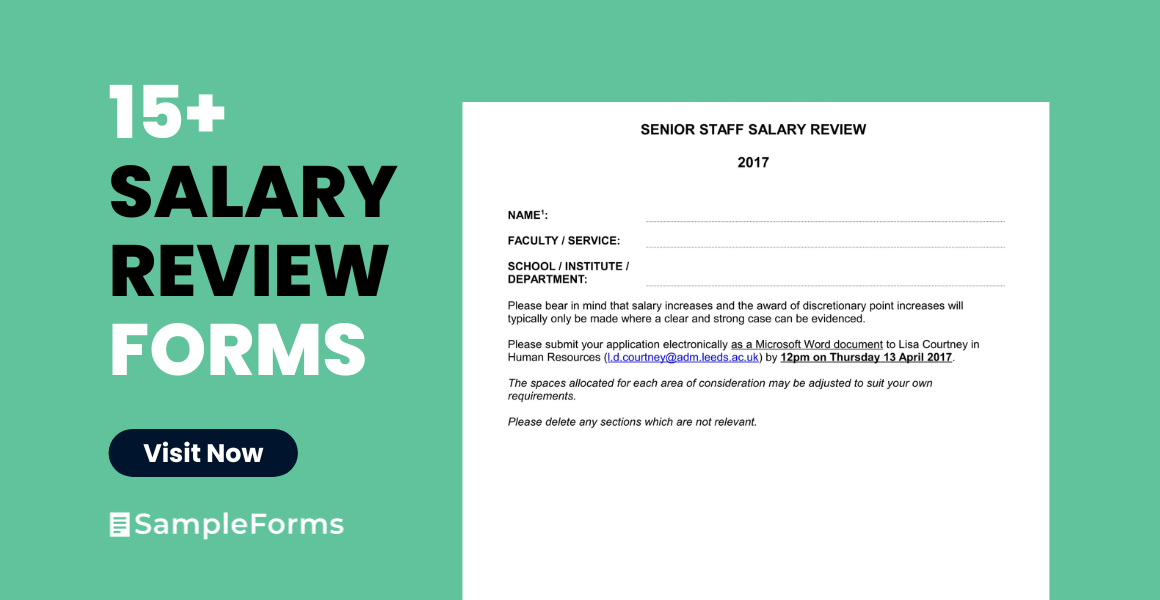 salary review form