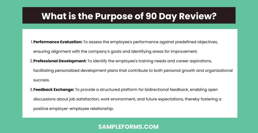 what is the purpose of 90 day review 1024x530