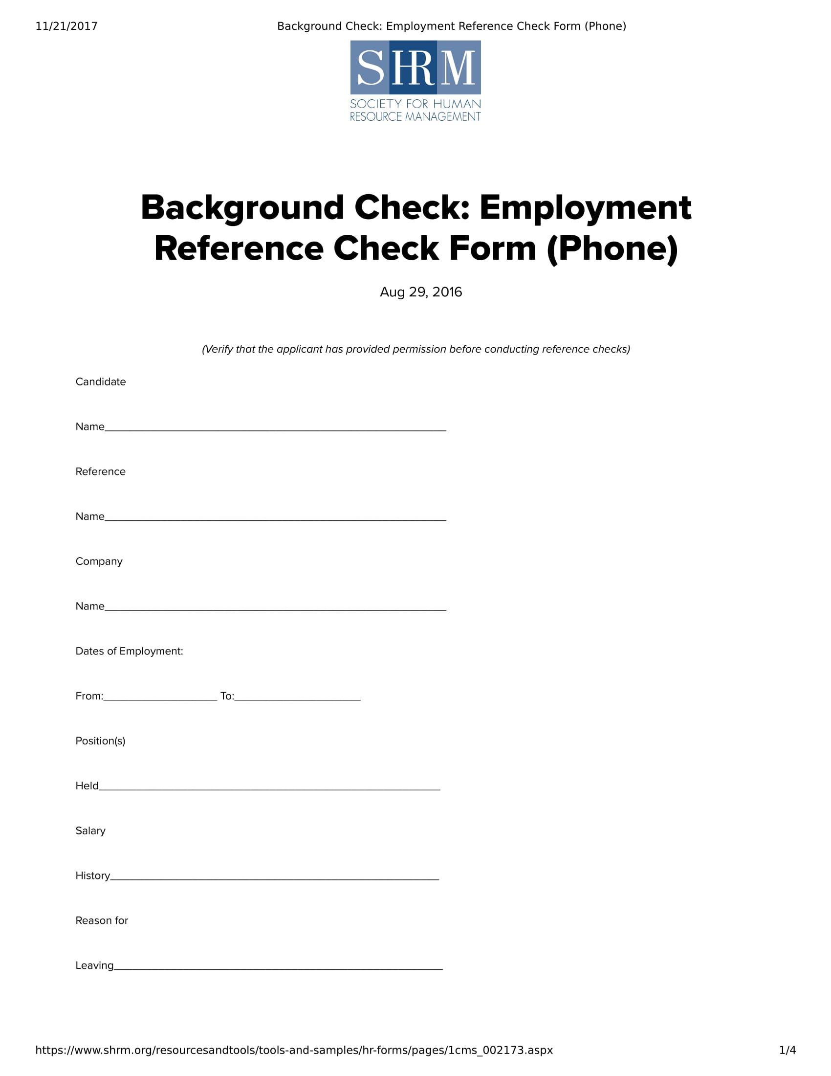 background check reference script form 1