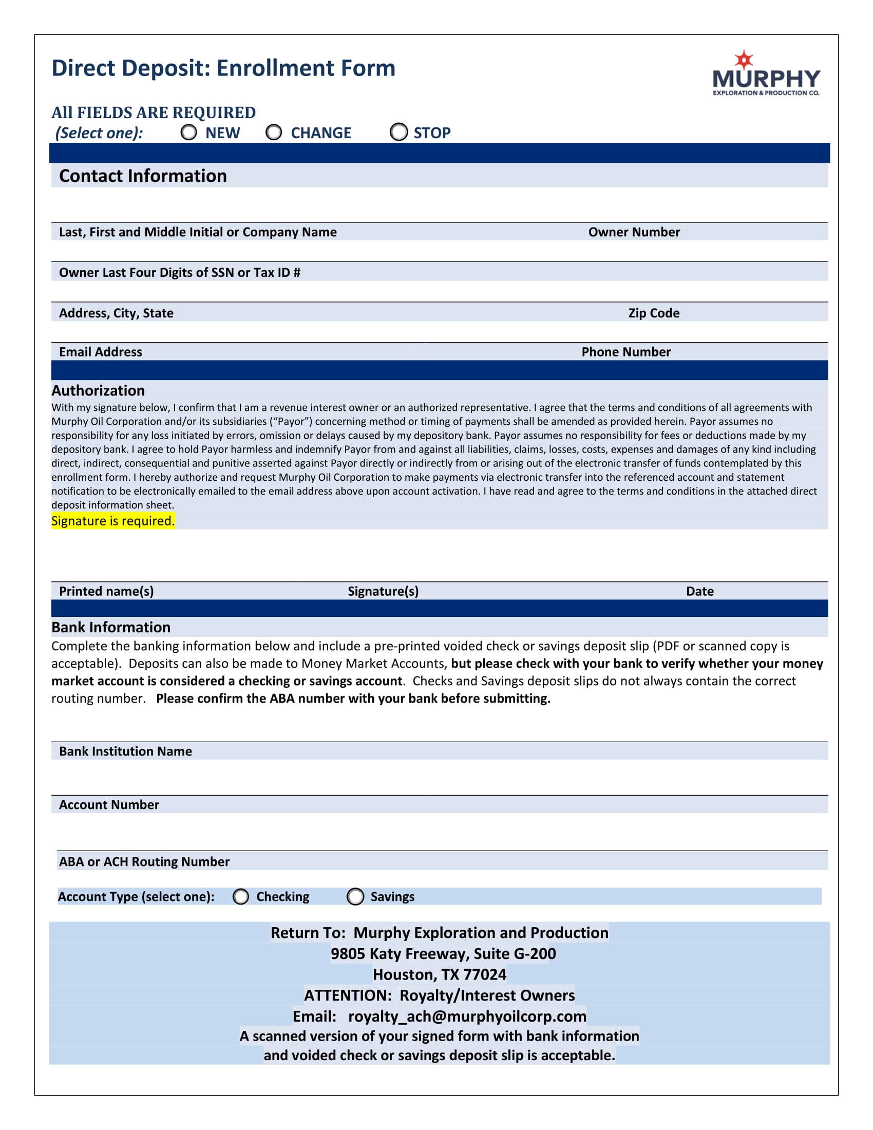 Free 15 Direct Deposit Enrollment Forms In Ms Word Pdf Excel 2802