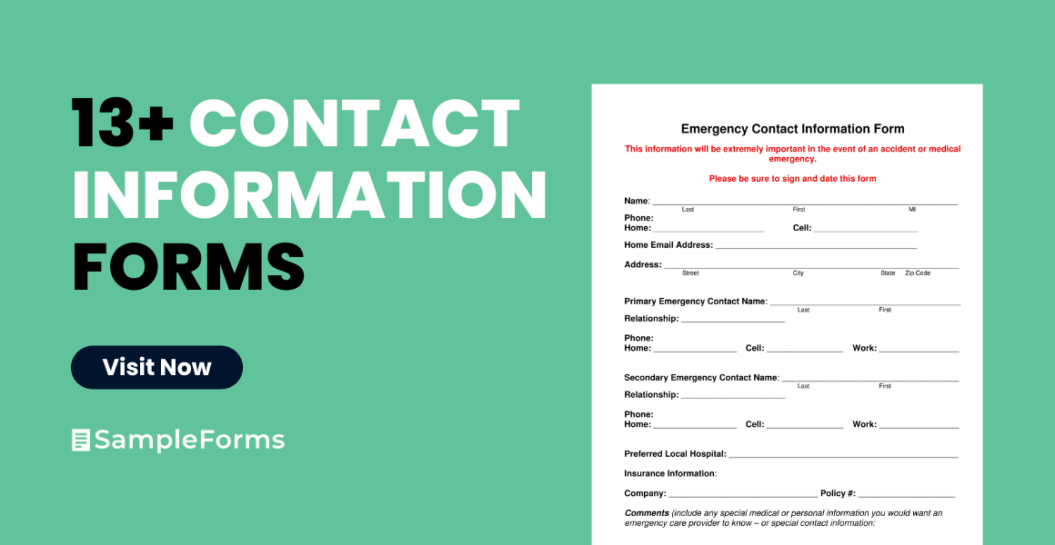 contact information form