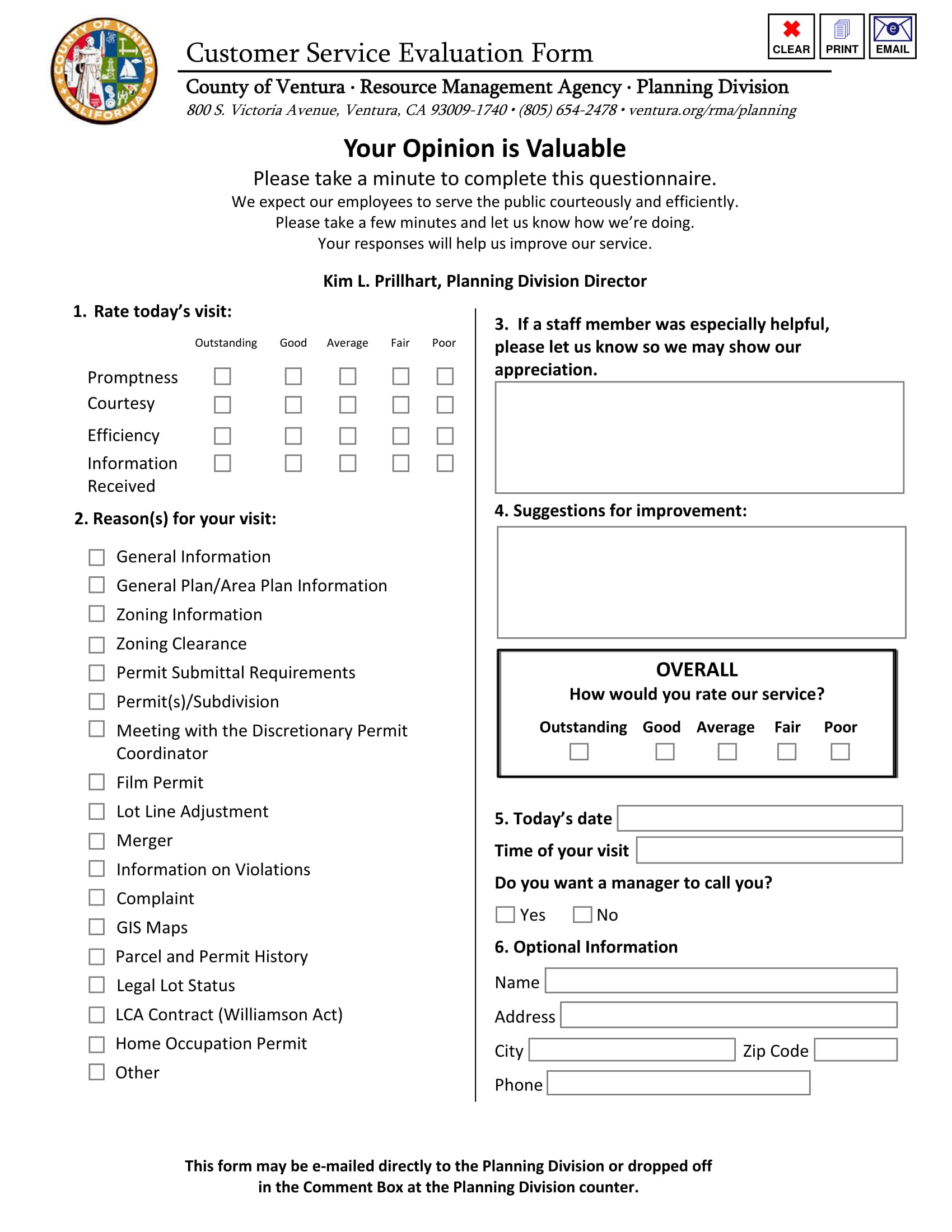 interactive customer service evaluation form 1