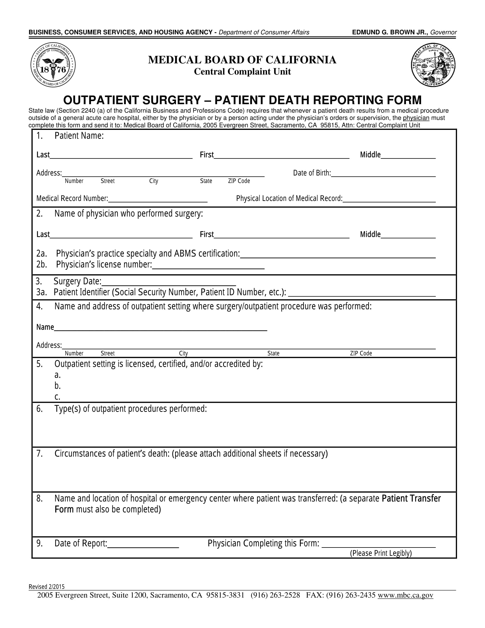 Free 14 Patient Report Forms In Pdf Ms Word