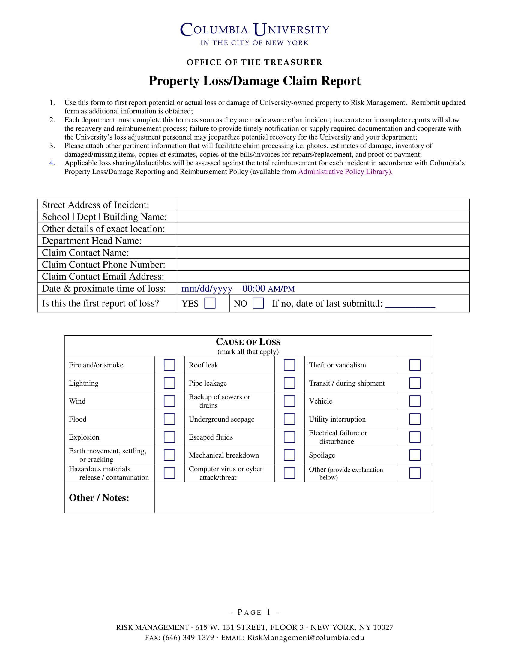 FREE 14 Damage Report Forms In MS Word PDF Excel