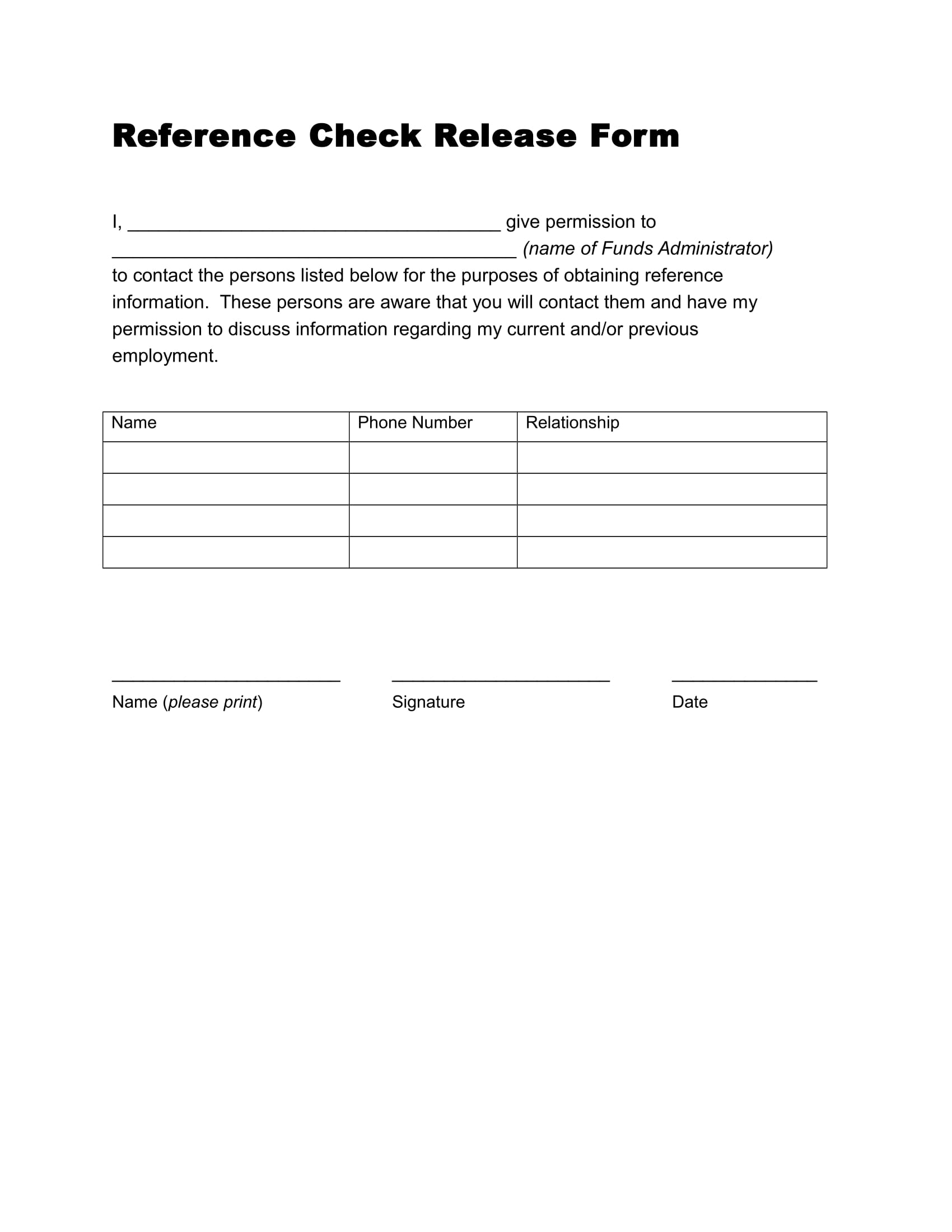 reference check release form in doc 1