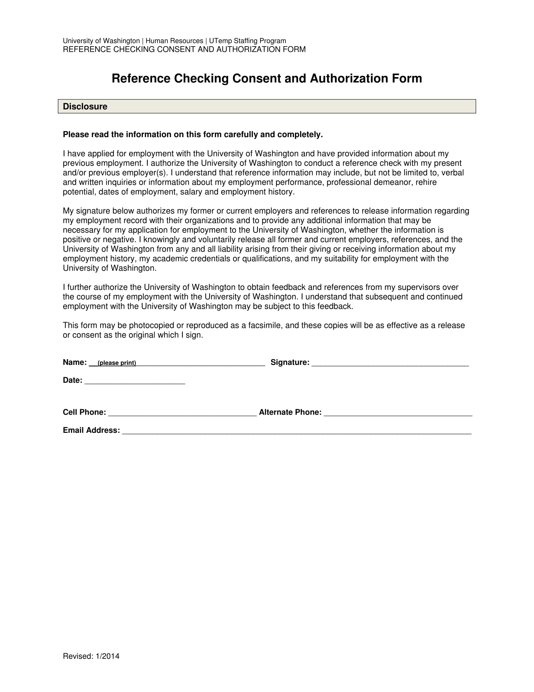 reference checking consent authorization form 1