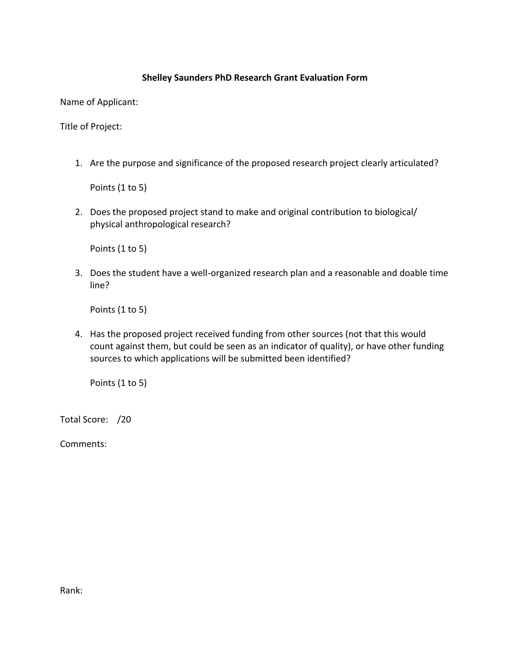 research grant evaluation form 1