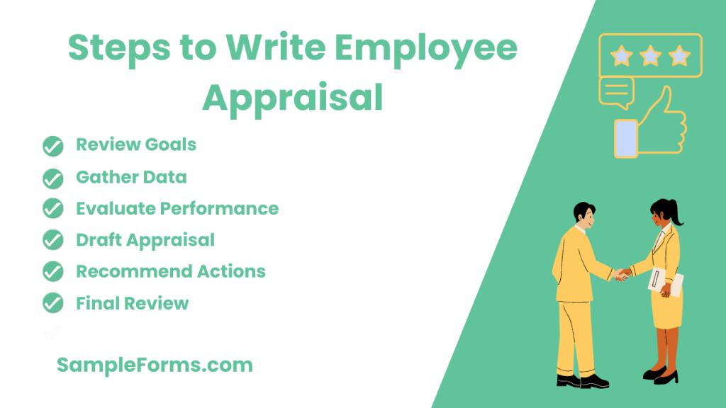 steps to write employee appraisal 1024x576