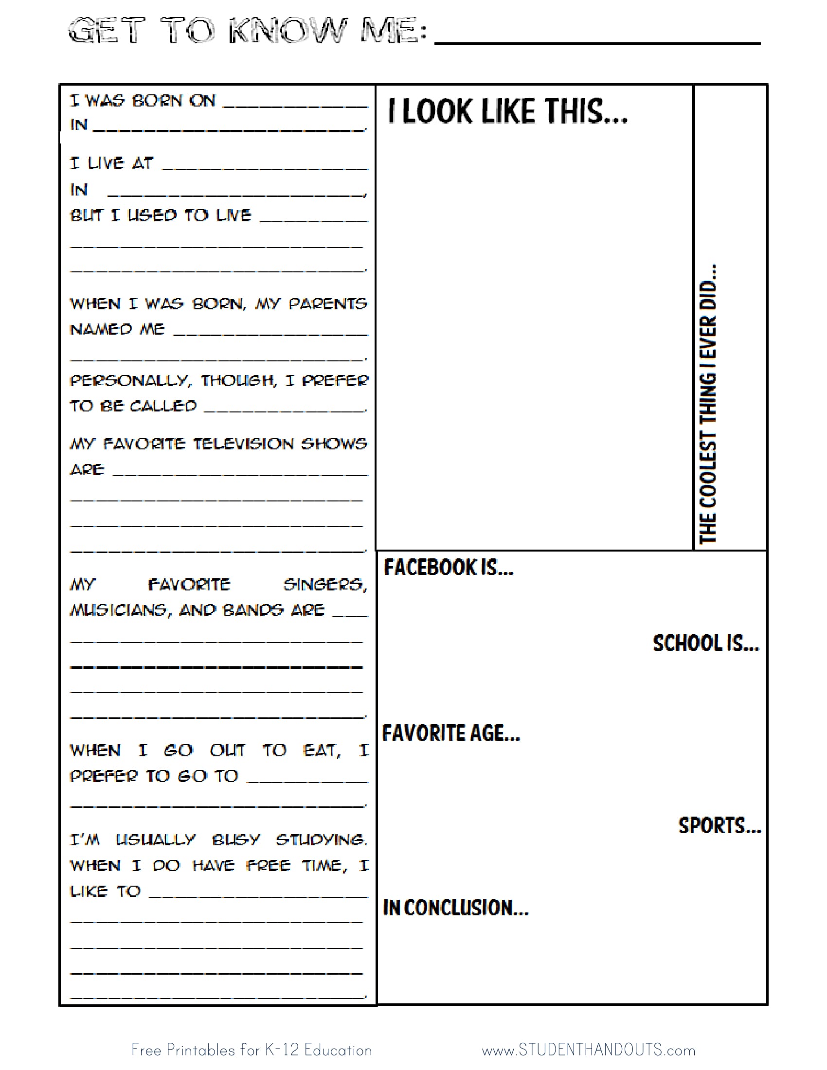 FREE 18+ Student Information Form Samples, PDF, Word, Google Docs