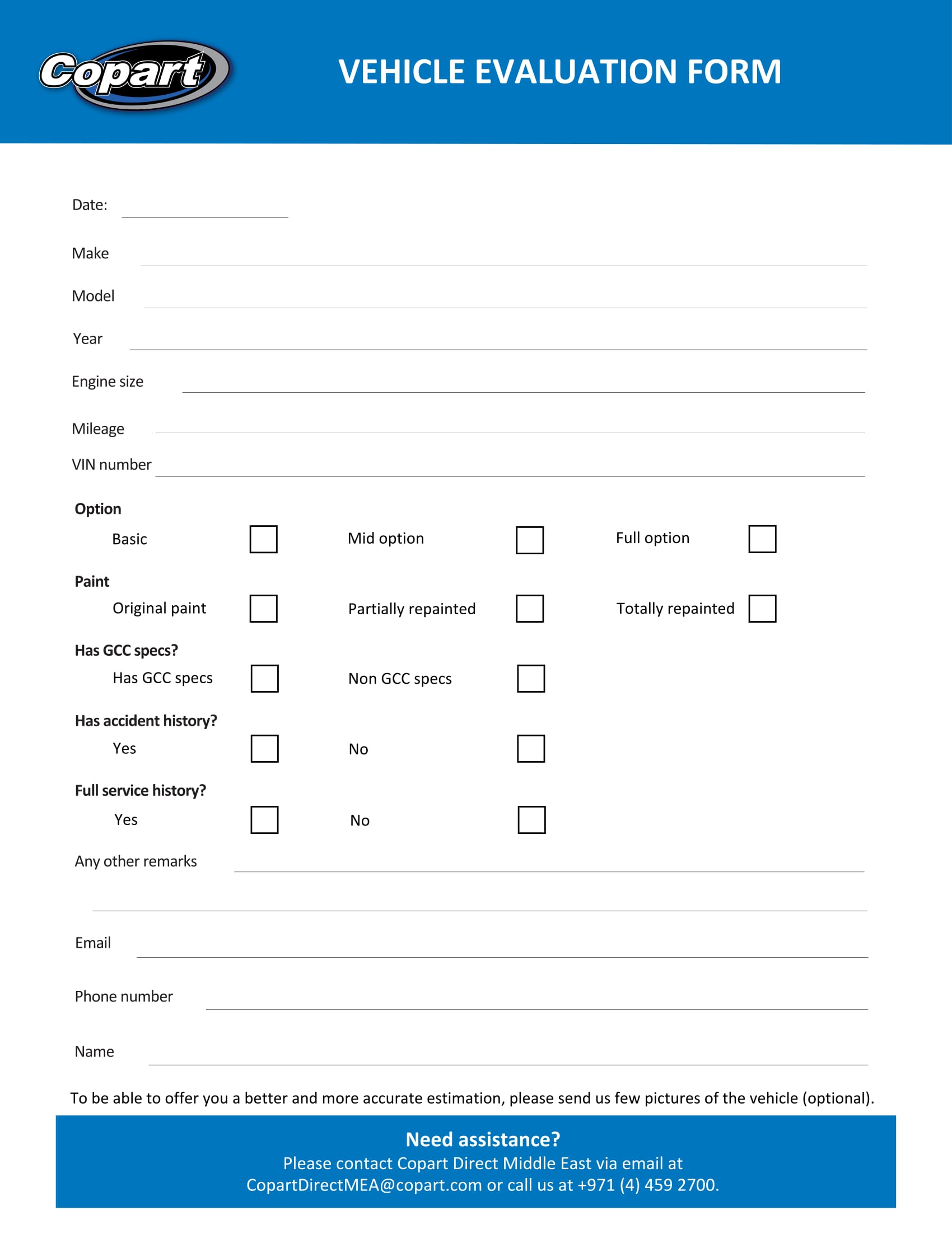 FREE 21+ Vehicle Evaluation Forms in PDF Regarding Blank Evaluation Form Template