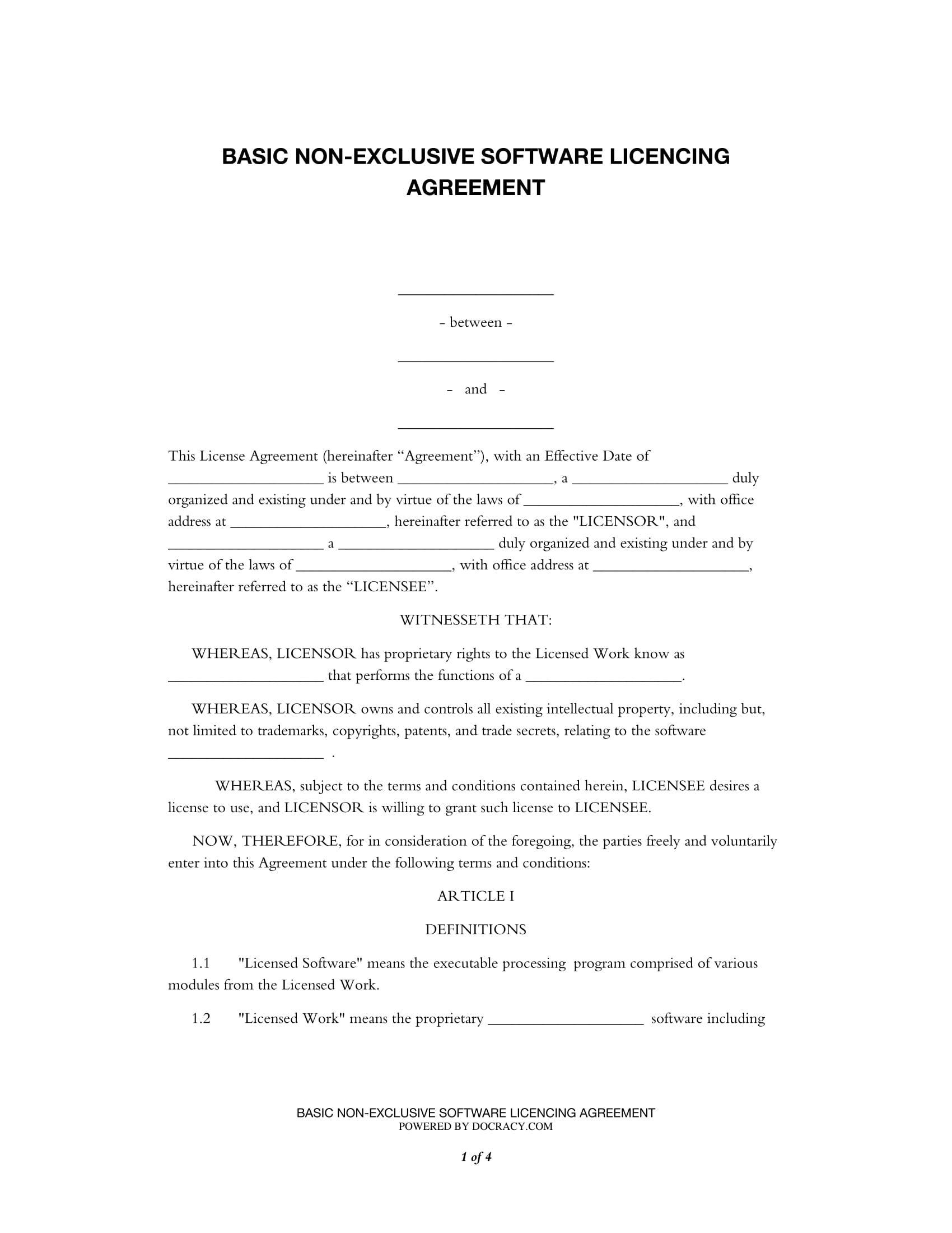 FREE 2+ Source Code License Agreement Forms in PDF