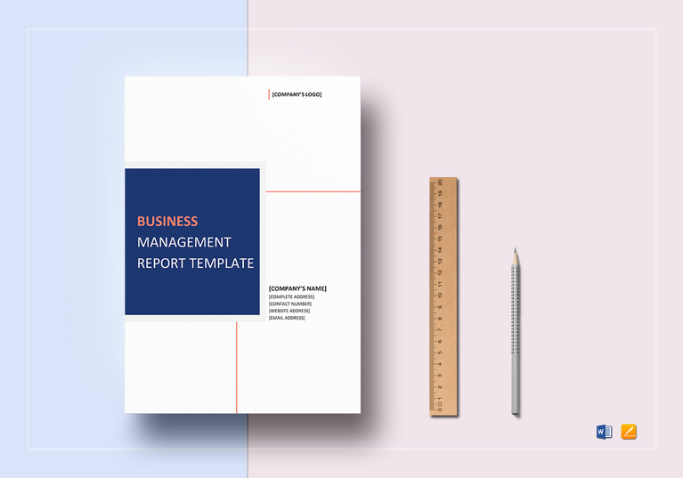 business management report template