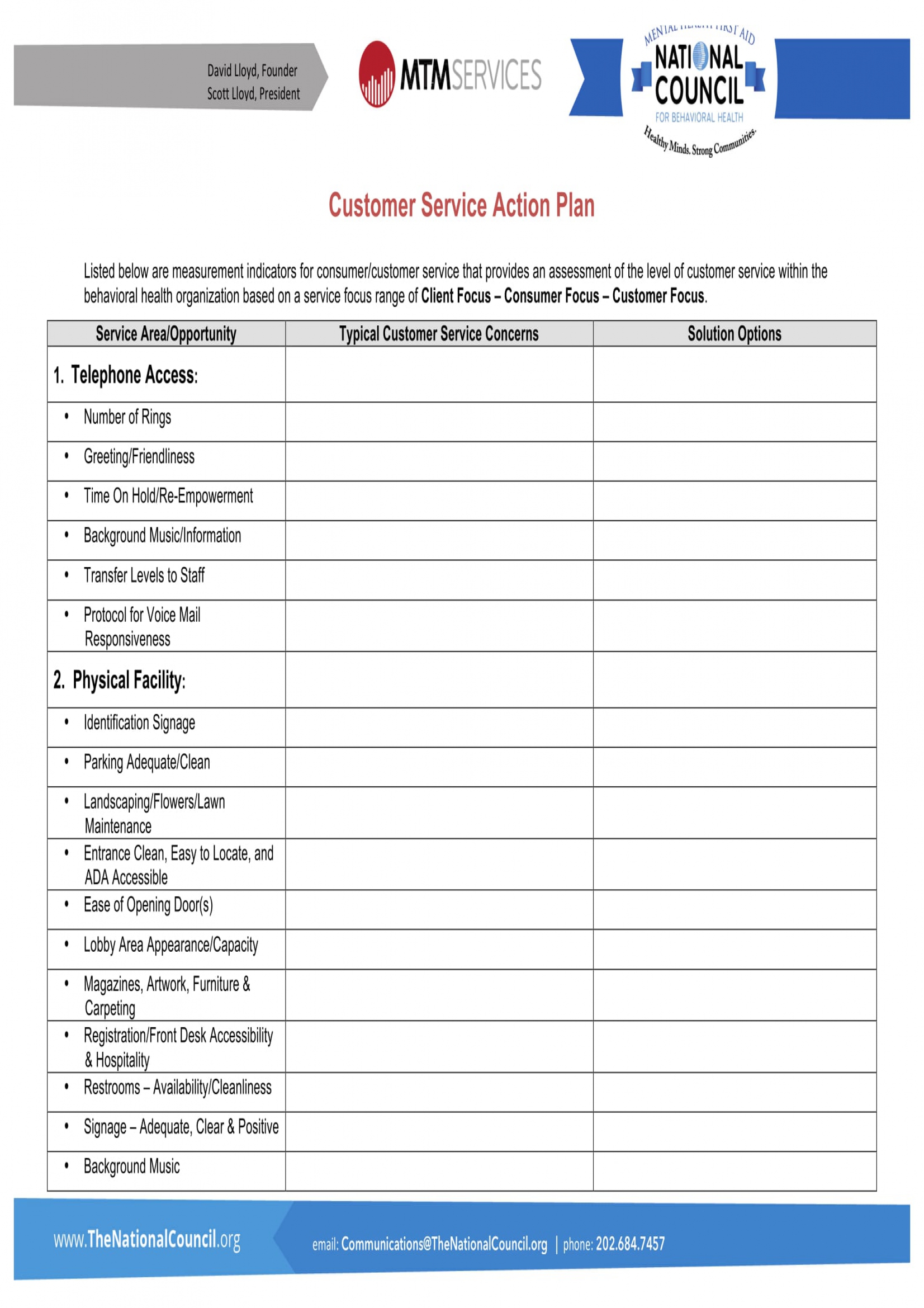 FREE 3 Customer Service Action Forms In PDF MS Word