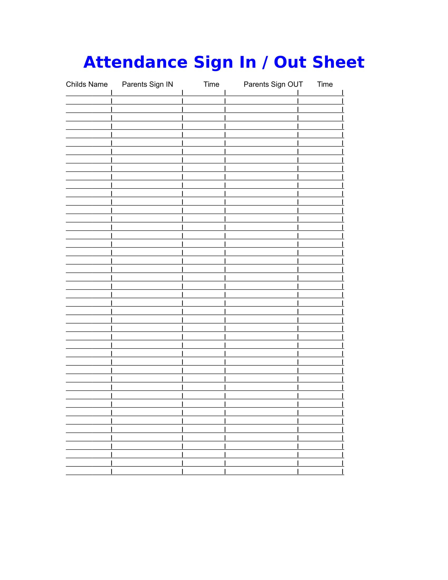 FREE 14+ Daycare Information Forms in MS Word | PDF