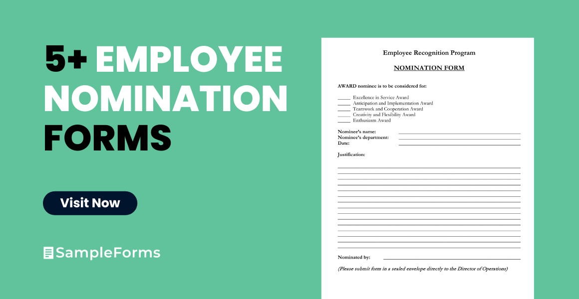 employee nomination form