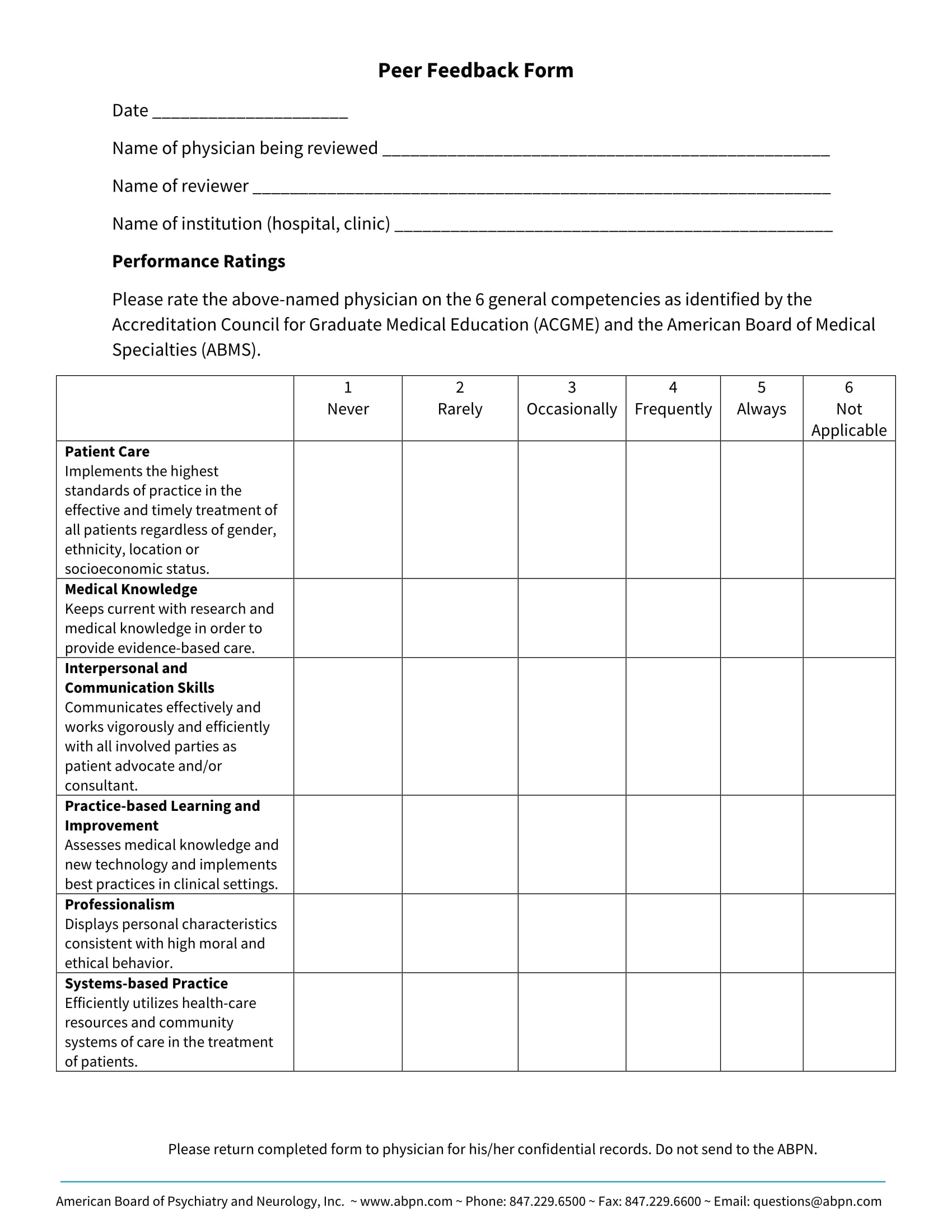 peer feedback and improvement form 2