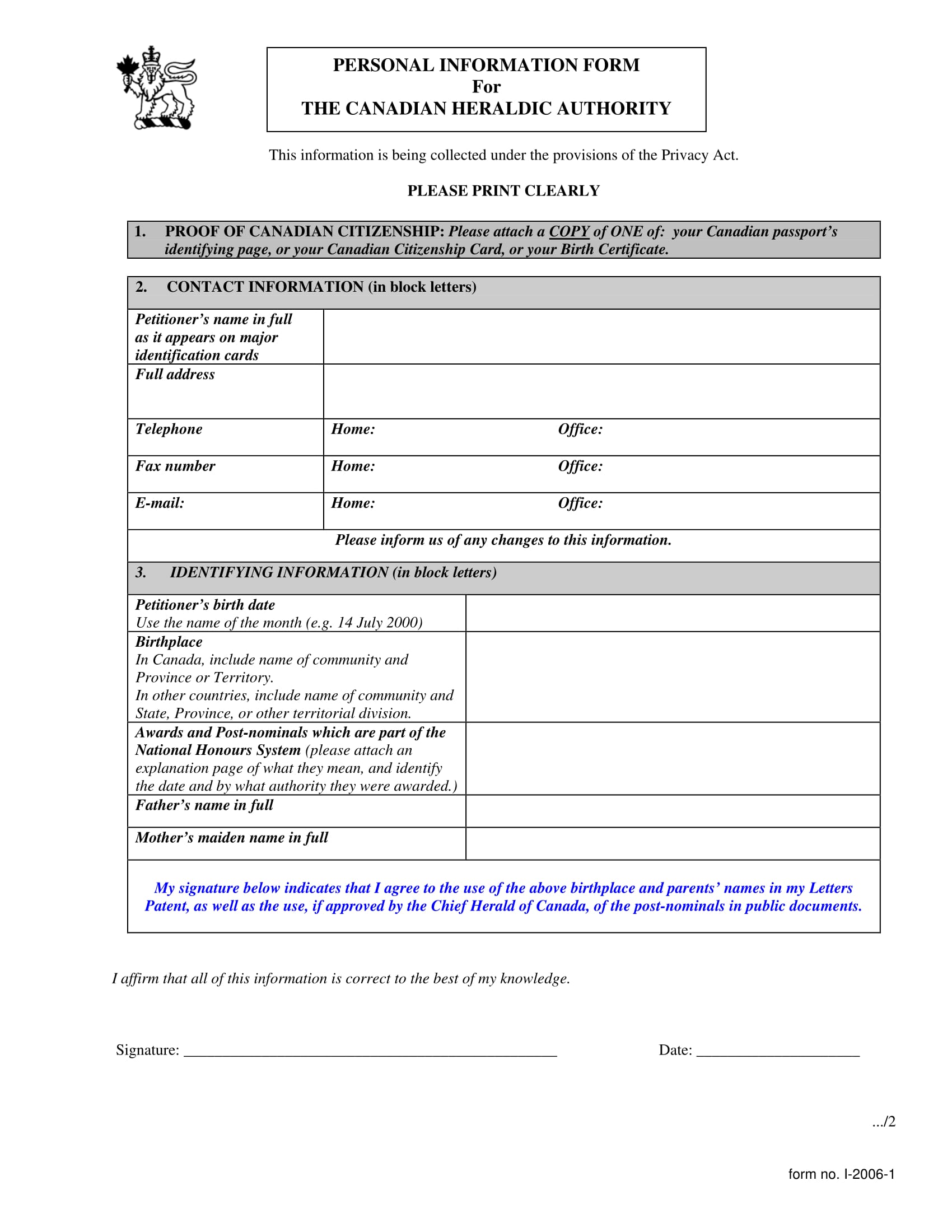FREE 20+ Personal Information Form Samples, PDF, Word, Google Docs, Excel