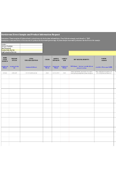 FREE 14+ Product Information Forms in MS Word | PDF | Excel