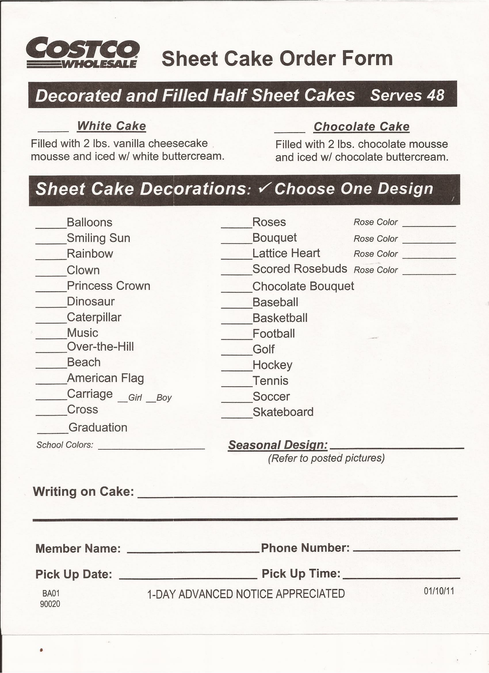 sheet cake order form 1