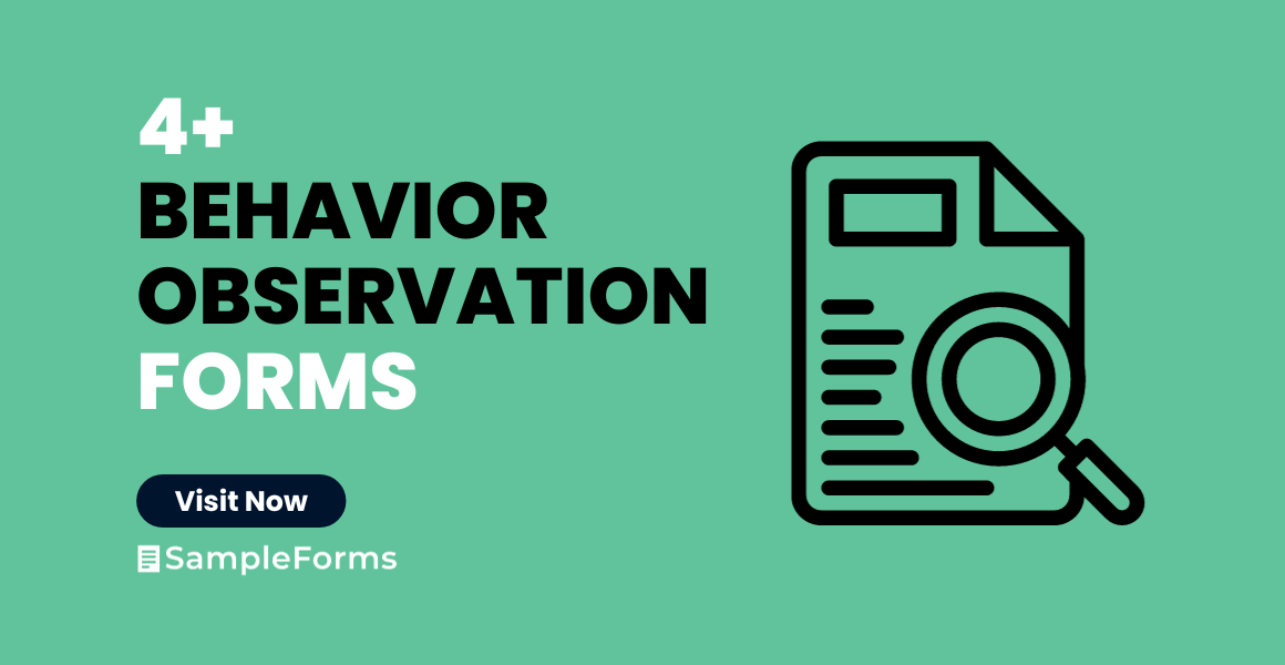 behavior observation form