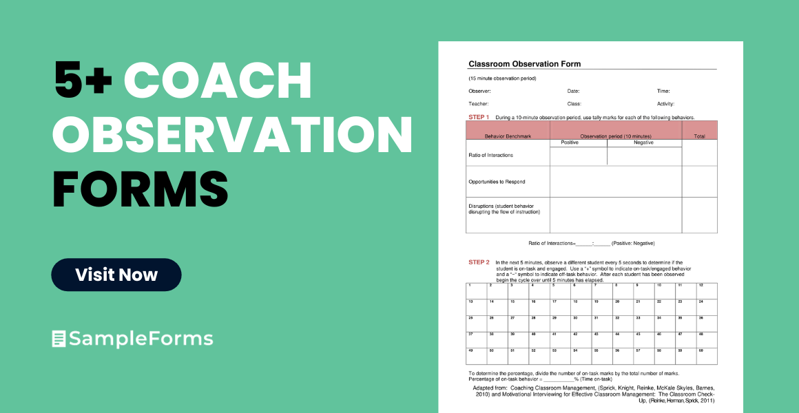 coach observation form