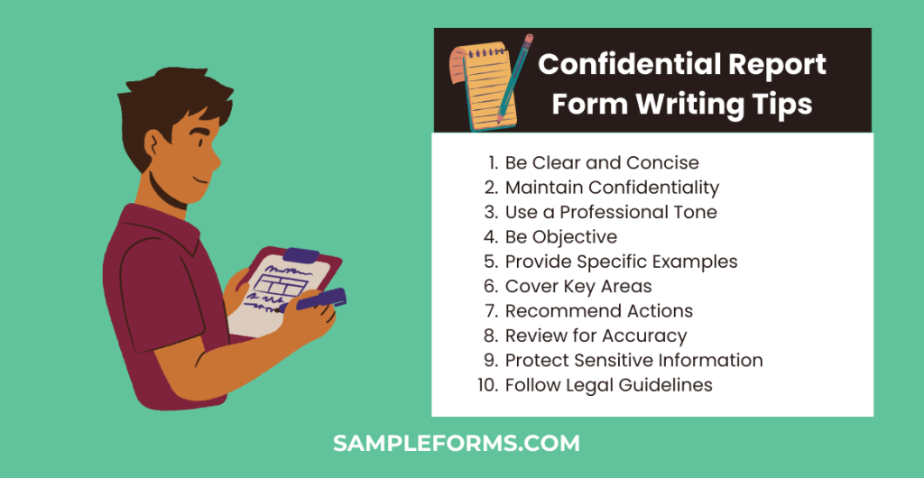 confidential report form writing tips 1024x530