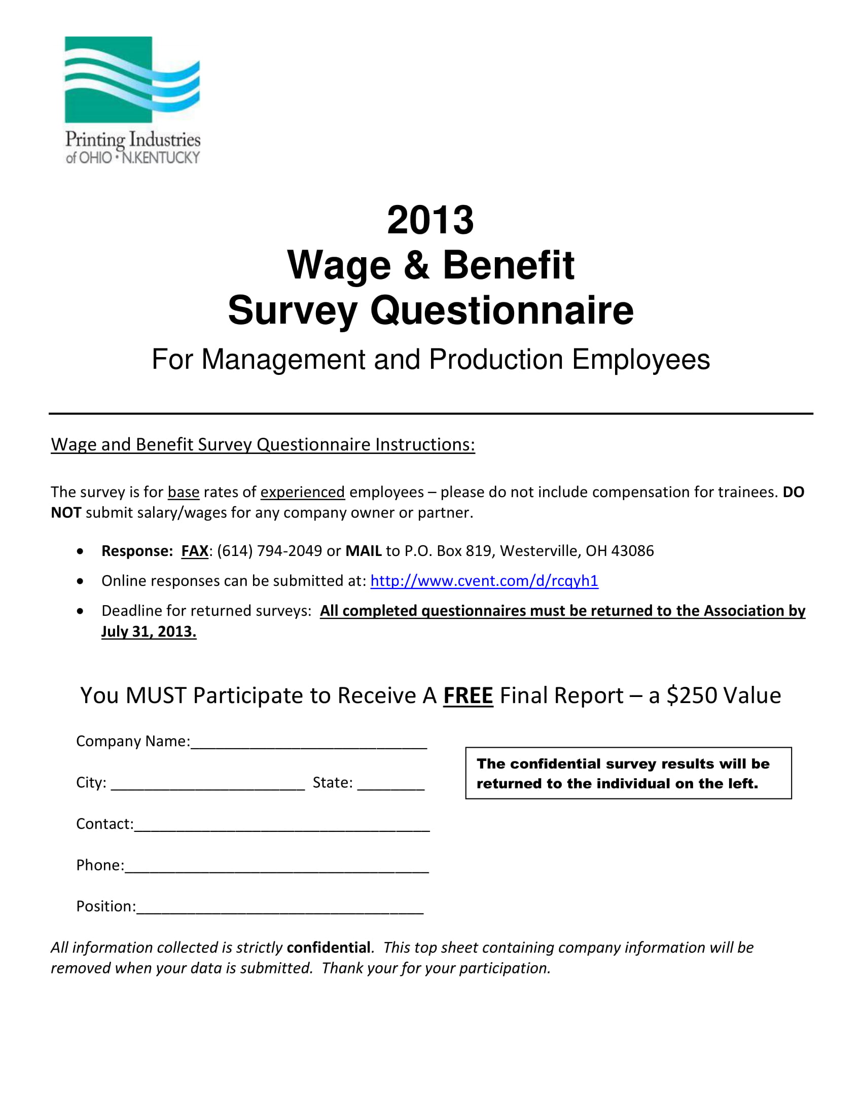 FREE 2+ Employee Benefits Survey Forms in PDF | MS Word