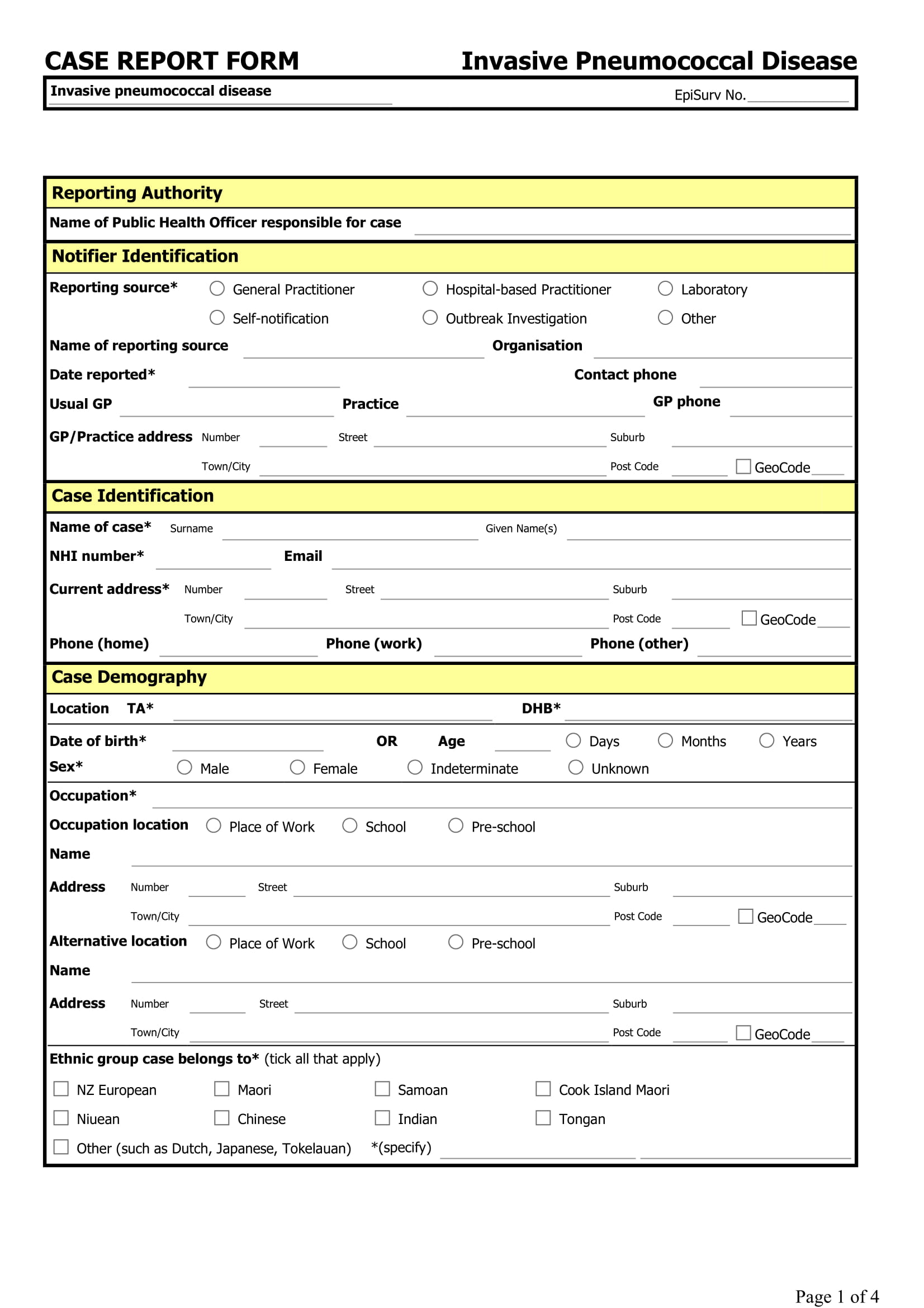 Case Report Form Template New Creative Template Ideas