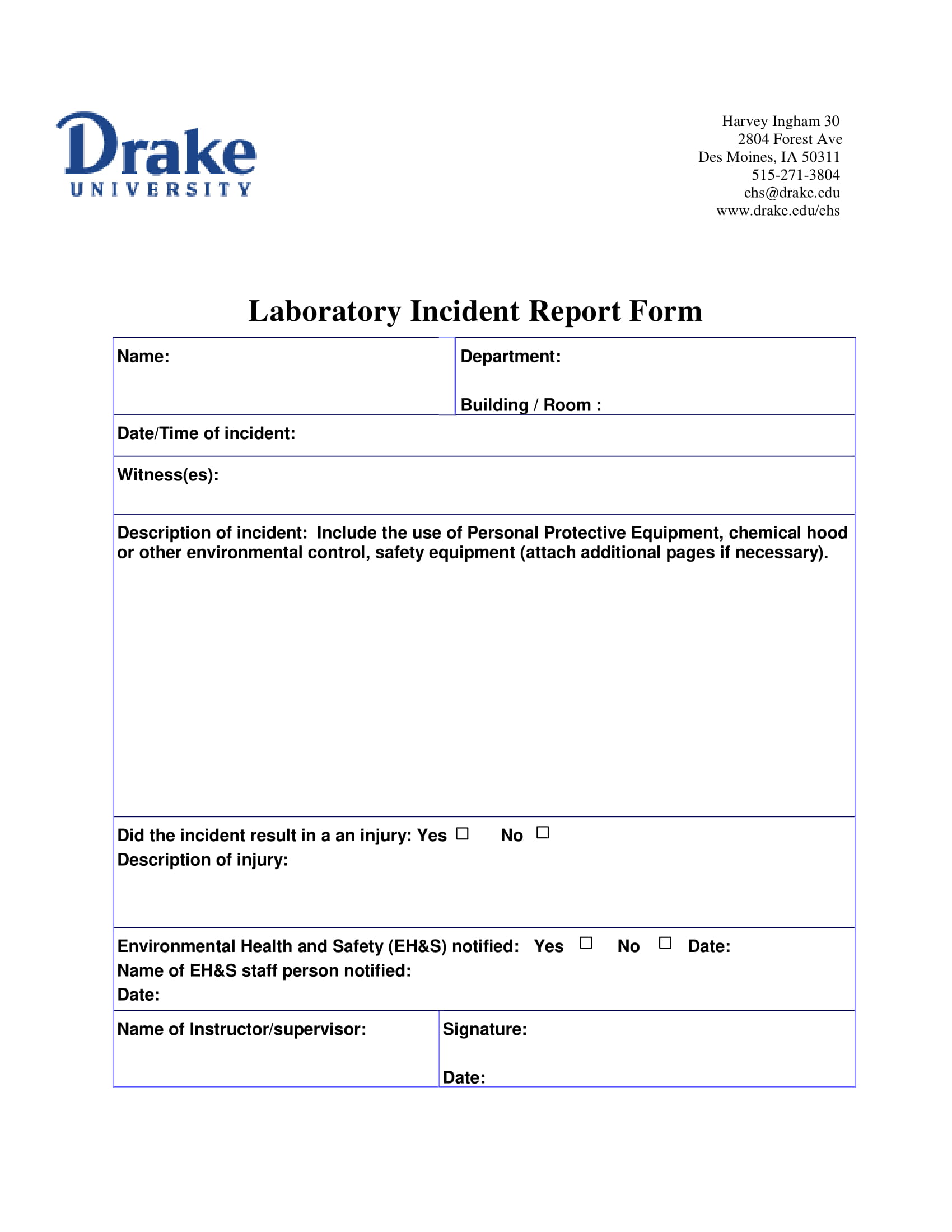 FREE 22+ Laboratory Report Forms in PDF  MS Word Regarding Lab Report Template Word