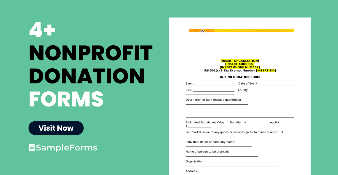 nonprofit donation form