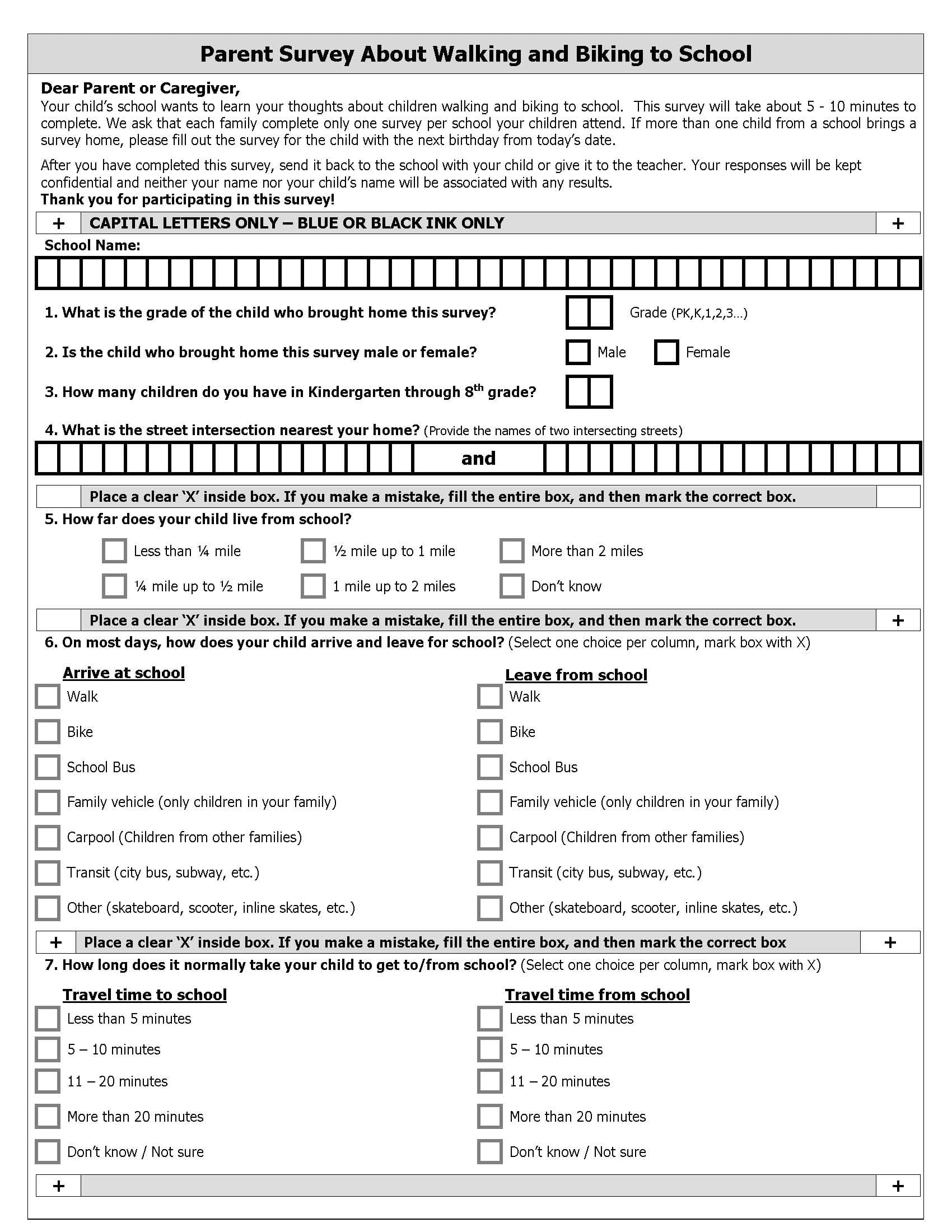 parent safety survey form 1