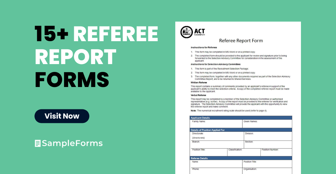 referee report form