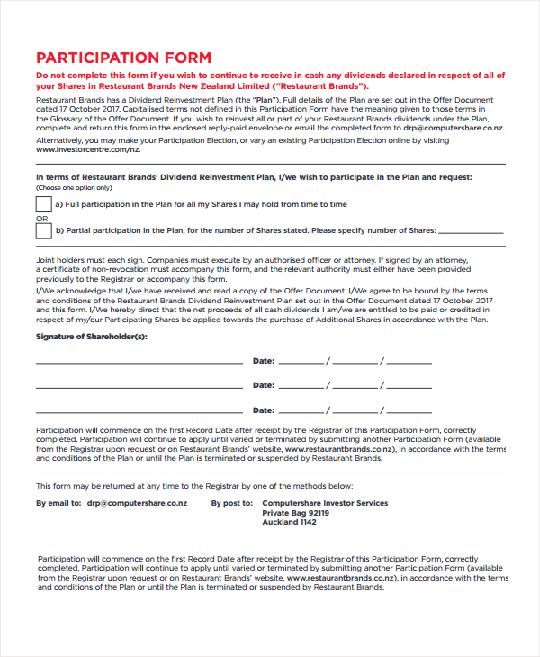 Restaurant Form Template.pdf FREE 6+ Restaurant Plan Forms in PDF