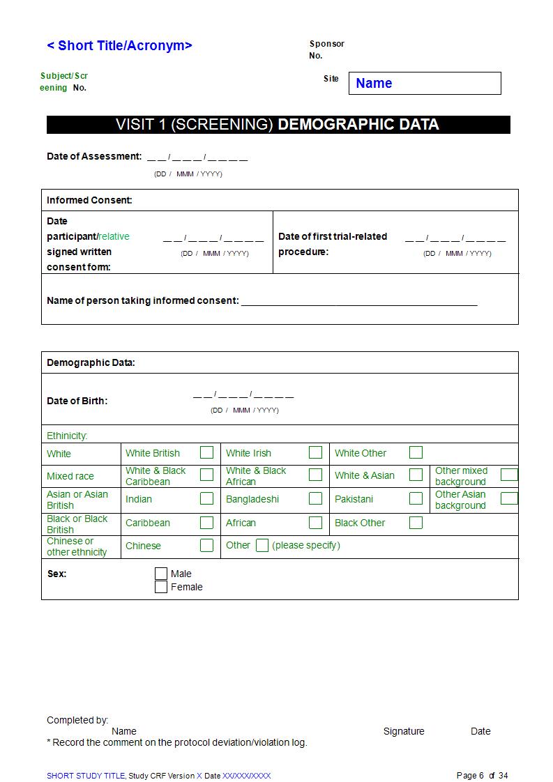 FREE 15 Case Report Forms In PDF MS Word