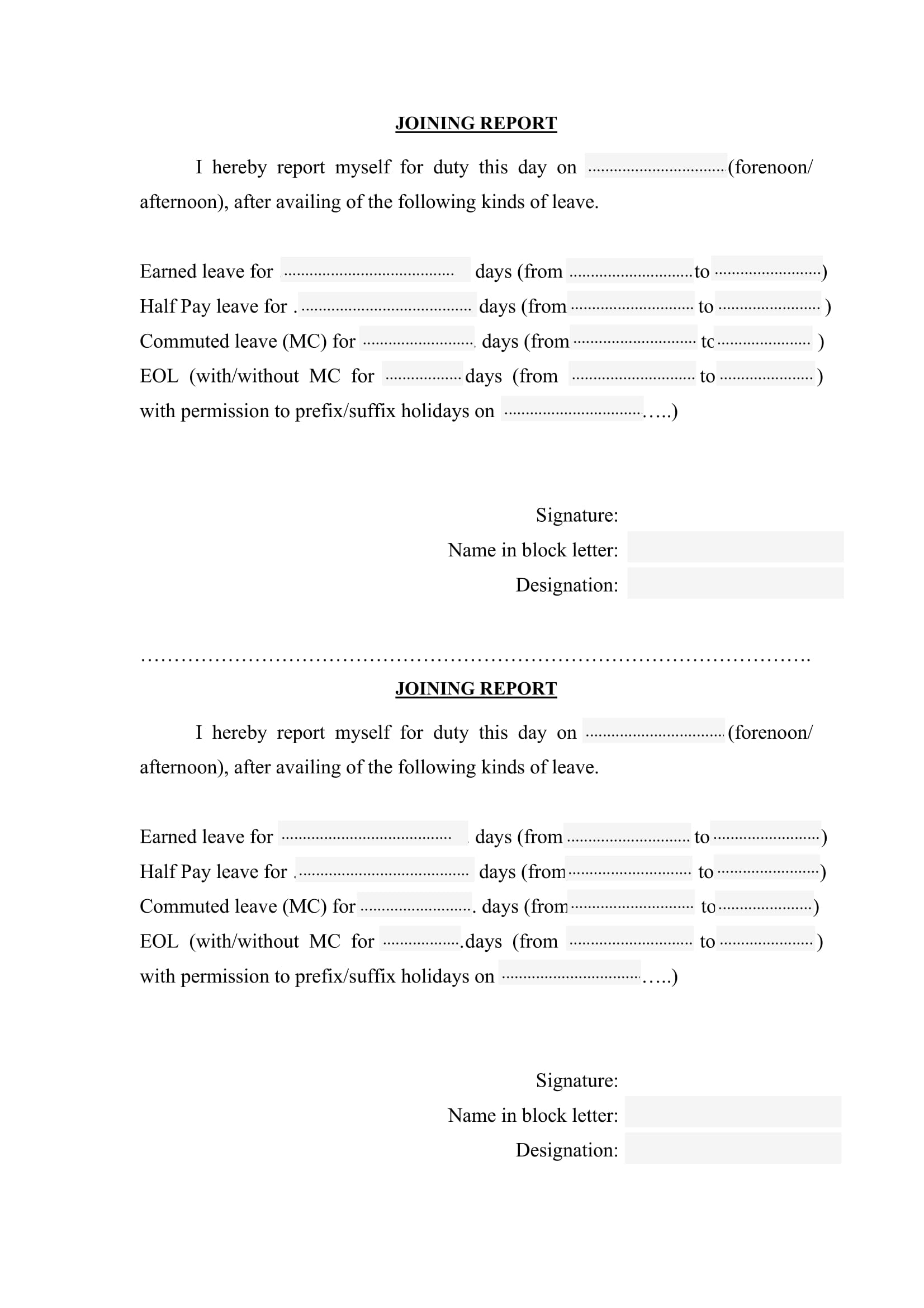sample fillable joining report form 1