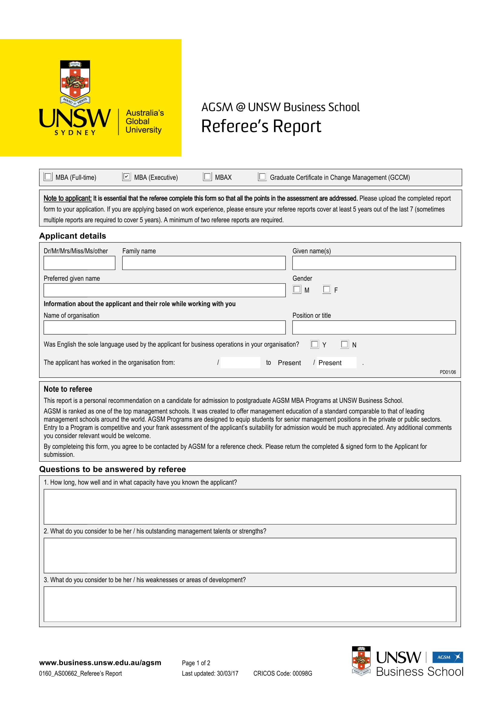 sample for referee report form 1