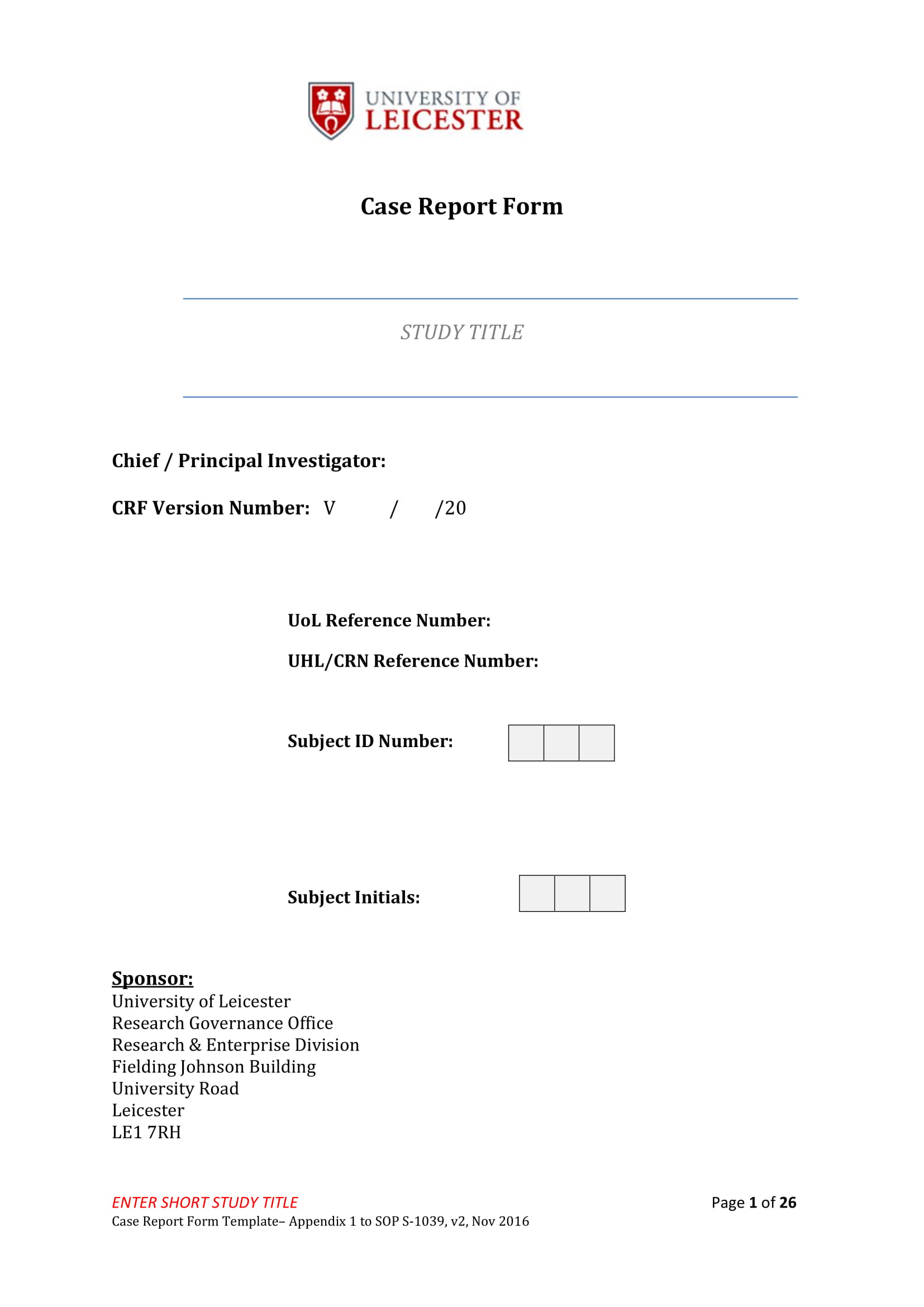 FREE 15+ Case Report Forms in PDF MS Word